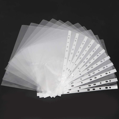Raghav Collection Plastic Sheet protector(Set Of 100, Transparent)