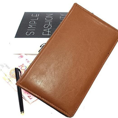 PAUL SONS Leather Bill Folder(Set Of 1, Brown)