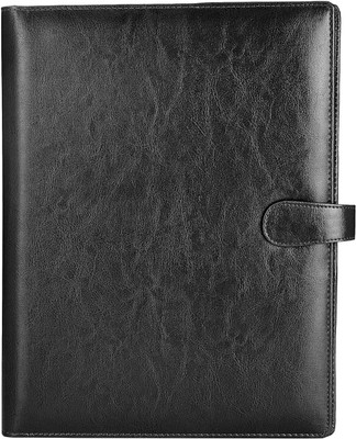 futureX Faux Leather Conference Folder. Leatherite Material Professional Conference Files(Set Of 1, Black)