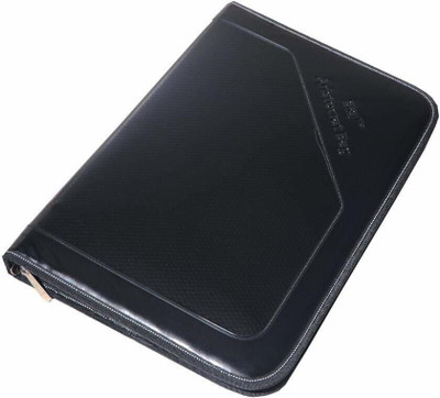 TOTAM LEATHER PU Leather Multipurpose 24 File Sleeve to Store A4 Professional Files and Folders, Certificate, Letter, Legal Size Documents Holder for Men and Women (Black)(Set Of 1, Black) TOTAM LEATHER PU Leather Multipurpose 24 File Sleeve to Store A4 Professional Files and Folders, Certificate, Letter, Legal Size Documents Holder for Men and Women (Black)(Set Of 1, Black)