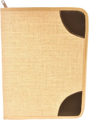 Daffodil Jute Beige Jute Document Bag/ Document Holder / Conference Bag(Set Of 1, Beige)