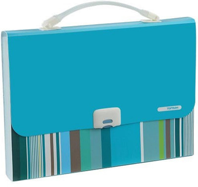 HANDCUFFS Plastic File folder(Set Of 1, Blue)