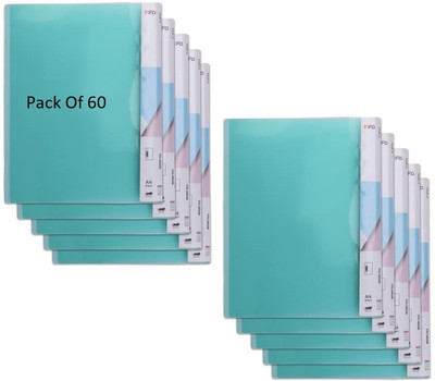 SHINING ZON Report File A4 Size For Documents Certificates(Set Of 60, Green)
