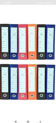 R K SALES Cardboard Index File(Set Of 12, Assorted)