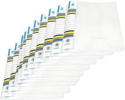 Shivom PLASTIC A4 SIZE REPORT FILE WITH PLASTIC CLIP(Set Of 10, Transparent)