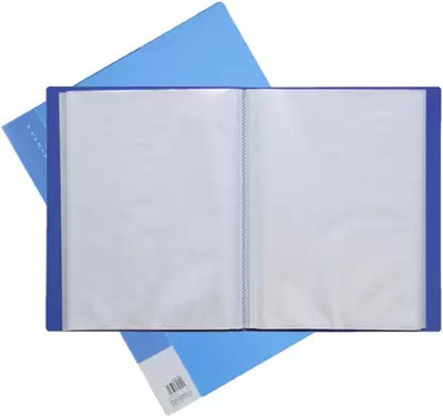canoff Heavy duty Set of 2-40 Pocket Display Book(Set Of 2, Blue)