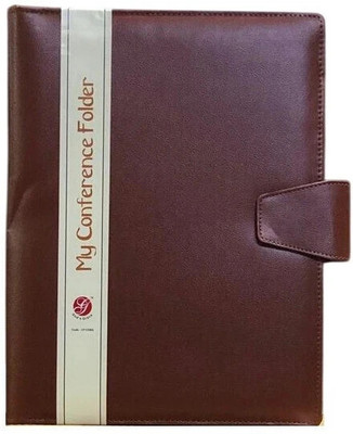 God's Grace Leatherite PU Folder(Set Of 1, Brown)