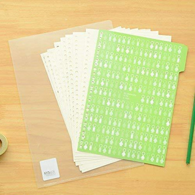 NSSP Plastic A4 Size(Set Of 10, Transparent)