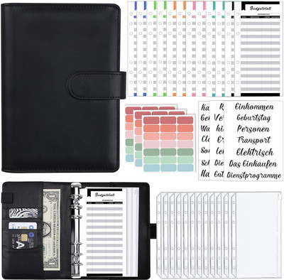 Gitesh Faux Leather File Folder(Set Of 1, Black)