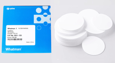 LABSOUL WHATMAN 1001-125 Quantitative Filter Paper Grade 1 12.5cm Diameter (Pack of 100) Filter Paper(125 mm)