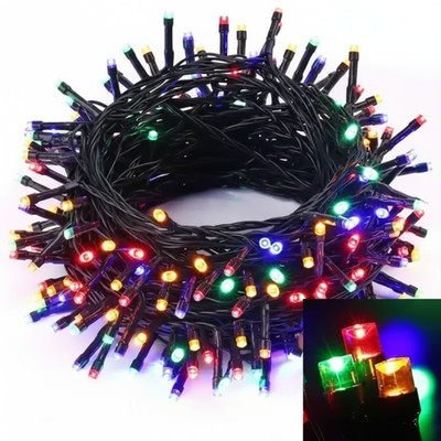 diwalilights 250 LEDs 50 m Multicolor Color Changing, Flickering, Steady String Rice Lights(Pack of 1)