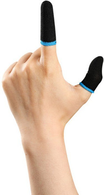 HouseOfCommon Blue Finger sleeve for Pubg Mobile Game 1 Pairs Finger Sleeve(Pack of 2)