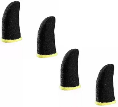 CJ CHILDREN Slip-Proof Sweat Proof Professional Touch Screen Thumbs Finger Sleeve for Pubg Finger Sleeve(Pack of 4)