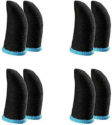 KAYKUS 8Piece Pubg Game Finger Sleeve Touchscreen Finger Sleeves for Gaming Anti Sweat Finger Sleeve(Pack of 4)