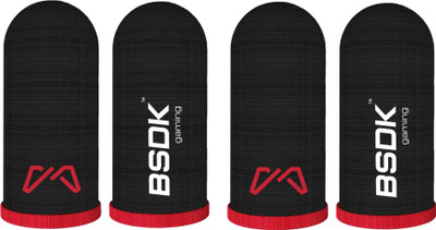 BSDK Gaming Thumb Carbon Fiber Sleeves | With Pouch | Made for PUBG, CODM and freefire Finger Sleeve(Pack of 2)