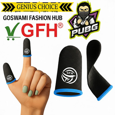 GOSWAMI FASHION HUB Anti-Sweat, High Sensitivity Thumb Sleeves for BGMI, PUBG, Freefire Finger Sleeve(Pack of 4)