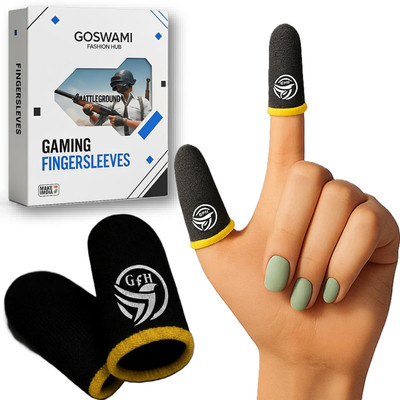 GOSWAMI FASHION HUB Thumb Sleeves for PUBG, BGMI, Free Fire With White Box Finger Sleeve(Pack of 4)
