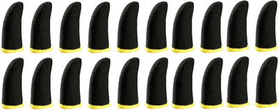 Asotai Pubg Anti-Slip Thumb Sleeve Pack Of 10 Pair Yellow Finger Sleeve(Pack of 20)