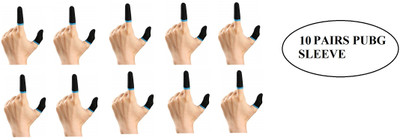 Jape Touch Screen Finger Sleeve for Pubg Mobile Phone Gaming Gloves 10 Pair Finger Sleeve(Pack of 20)
