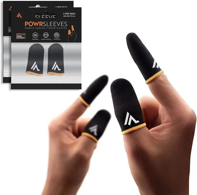 JUSTIFIT Okairos - Thumb & for Mobile Gaming Anti Sweat | Breathable Finger Sleeve(Pack of 2)