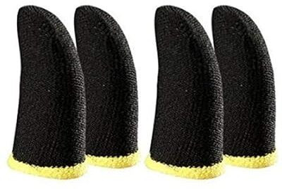 ALFA URBAN Thumb & Finger Sleeves, Sweat-Proof For PUBG & All Gaming (2 Pair - 4 Pieces) Finger Sleeve(Pack of 4)