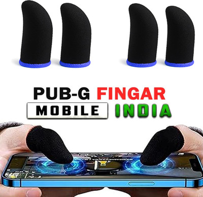 GamersGrip Finger Sleeves for Mobile Gaming -Conductive Fiber,Breathable&Non-Slip(PAIR-2) Finger Sleeve(Pack of 2)