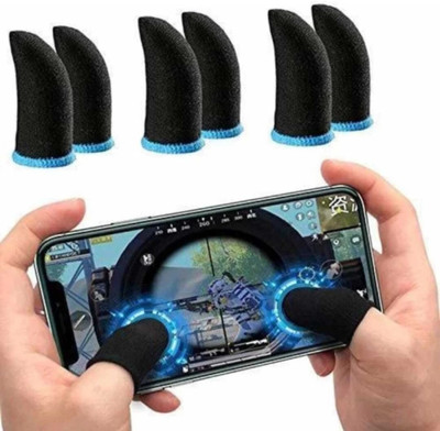 Garu Pubg Anti-Slip | Sweat-Proof Professional Finger Sleeves 6 PCS (Pack of 3) Finger Sleeve(Pack of 6)