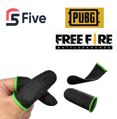 FFive Best Quality Finger Sleeve for All Mobile Phone Game Gaming Gloves Finger Sleeve(Pack of 2)