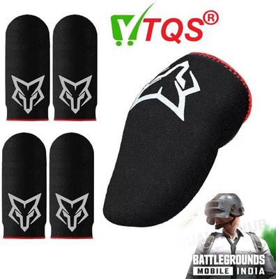 TQS Realme PUBG/FREE FIRE Sweat Finger Sleeve For Mobile Gaming Controller Glove Finger Sleeve