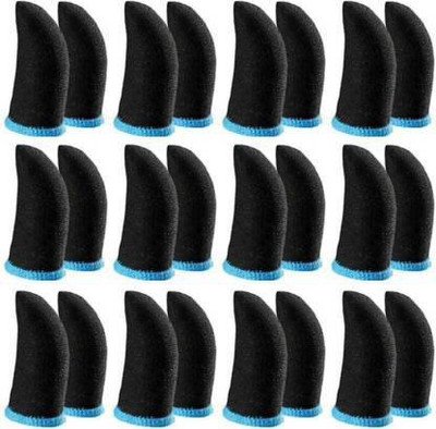 ALFA URBAN Thumb & Finger Sleeves, Sweat-Proof For PUBG & All Gaming (12 Pair - 24 Pieces) Finger Sleeve(Pack of 24)