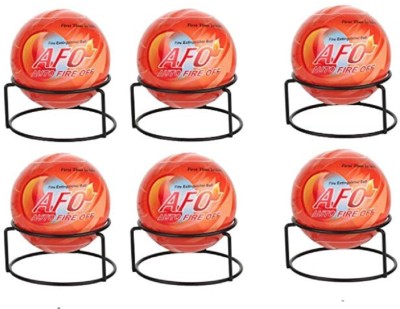 AGNI INDUSTRY Fire Ball with Stand ( AUTO FIRE OFF ) Pack of 6 Balls Fire Extinguisher Mount(2 kg)