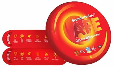 Brandsdaddy GAS AFE Automatic Fire Extinguisher for Cylinder Use Fire Extinguisher Mount(0.62 kg)
