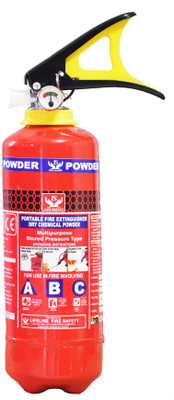 LS LIFE SAFETY ABC Type 1KG Fire Extinguisher Fire Extinguisher Mount(1 kg)