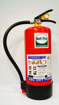 FIREBELL Fire Extinguisher ABC Dry Powder Stand Floor Stand Holder for Fire Extinguisher Fire Extinguisher Mount(4 kg)