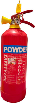 SAFETY ONE ISI Marked 2 KG ABC Type Fire Extinguisher - MAP with Wall Mounting Hook Fire Extinguisher Mount(2 kg)