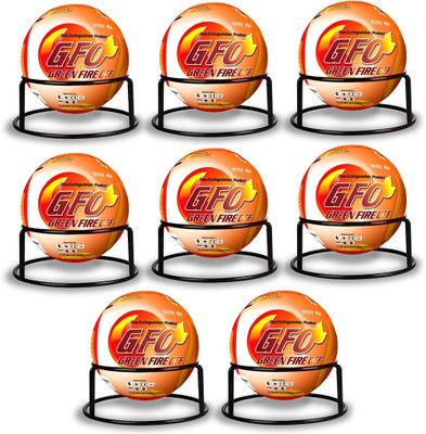 GFO Fire Extinguisher Ball Self Activate Time 3-5 sec 6 Sensors Home, Car & Office Fire Extinguisher Mount(10.4 kg)