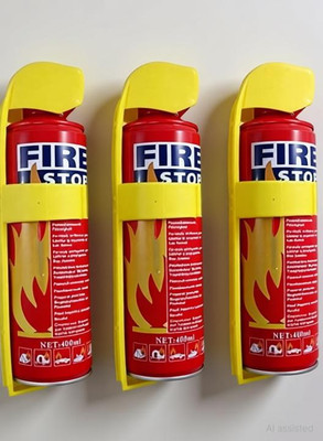 SAFEVERSE FIRESTOP Pack 3 Fire Extinguisher Mount(0.5 kg)