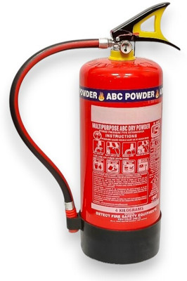 Shri fire india Portable 4kg Fire Extinguisher – Long Shelf Life, Simple Refill and Service Fire Extinguisher Mount(4 kg)