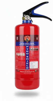 PYRO SHIELD ABC Powder Type Fire Extinguisher for Home,Office & Car Safety Fire Extinguisher Mount(2 kg)