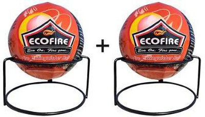 Eco Fire Fire Extinguisher Ball with Stand (150 mm Diameter)2PC Fire Extinguisher Mount(1.3 kg)