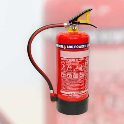 Shri fire india Trusted 4kg ISI Approved Fire Extinguisher – Lightweight, Safe, and Efficient Fire Extinguisher Mount(4 kg)
