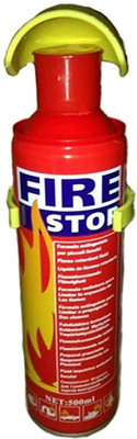 Swati solution service 500ml Fire Extinguisher use in carfor fire in engine and heat fire Fire Extinguisher Mount(0.5 kg)