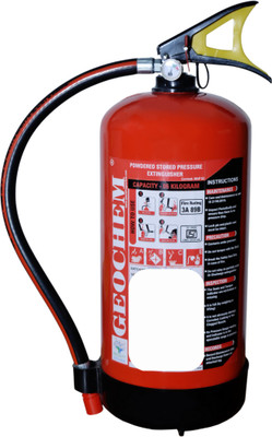 GEOCHEM ABC Powder Type 6 Kg Fire Extinguisher Fire Extinguisher Mount(6 kg)
