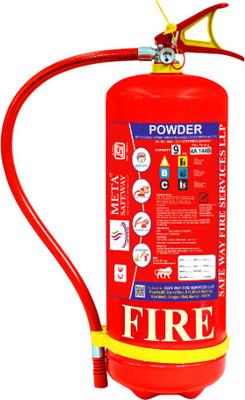 Meta Safeway ABC Type Suitable For Dry Chemical Powder Stored Pressure Fire Extinguisher Mount(9 kg)