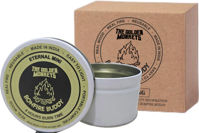 thegoldenmonkeys Bonfire Buddy - Fire Starter 2.5”: Charcoal/Wood Starter/Mini Stove Flint Fire Starter