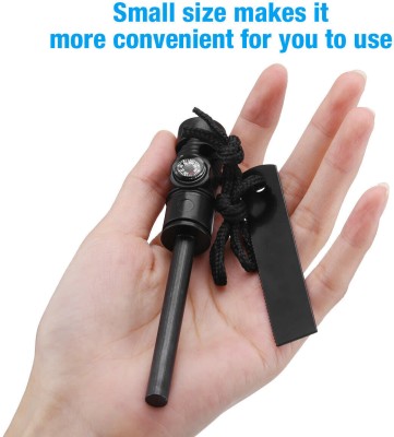 AirMount ™3 in 1 survival multi-tool, magnetic compass and emergency whistle Magnesium Fire Starter Striker Included