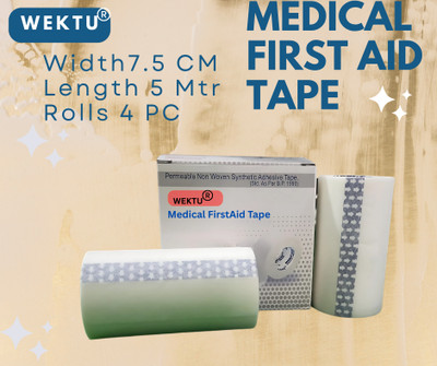 WEKTU Surgical FirstAid Adhesive Tape/04PC/10 First Aid Tape(Pack of 4)