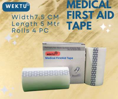 WEKTU Surgical FirstAid Adhesive Tape/04PC/15 First Aid Tape(Pack of 4)