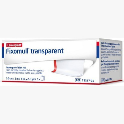 Leukoplast Fixomull Transparent 10cm X 2m First Aid Tape(Pack of 1)