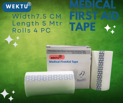 WEKTU Surgical FirstAid Adhesive Tape/04PC/17 First Aid Tape(Pack of 4)